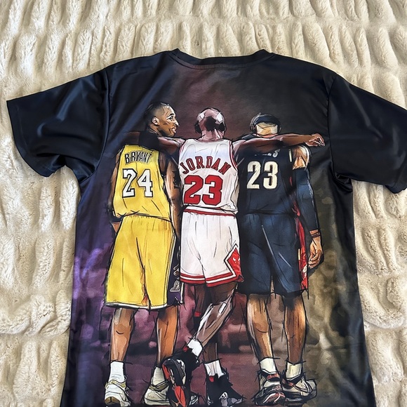 Kobe, Jordan and LeBron Light Weight Short Sleeve Shirt - Picture 2 of 3